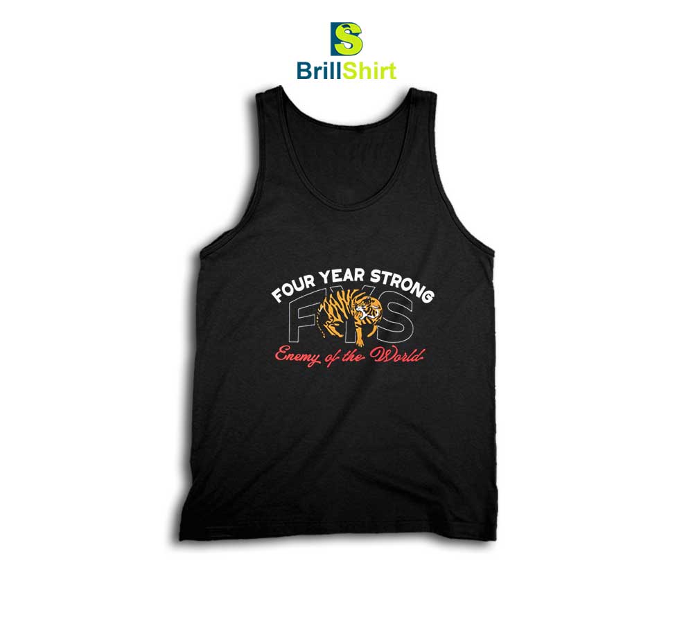 Four Year Strong Tiger Tank Top Four Year Strong Tiger Tank Top
