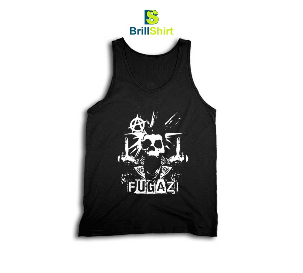 Fugazi Skeleto Punk Tank Top Fugazi Skeleto Punk Tank Top