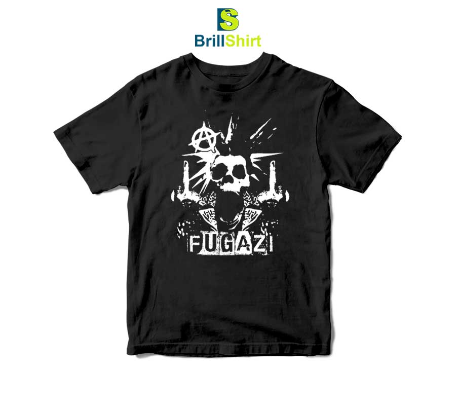 Fugazi Skeleton Punk T-Shirt Fugazi Skeleton Punk T-Shirt