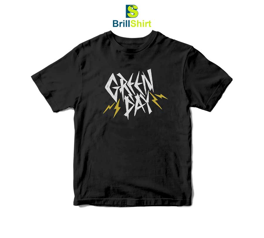 Green Day Bolt Logo T-Shirt Green Day Bolt Logo T-Shirt
