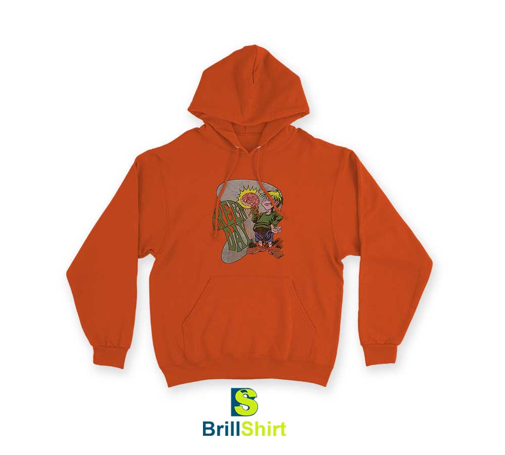 Green Day Brain Boy Hoodie Green Day Brain Boy Hoodie