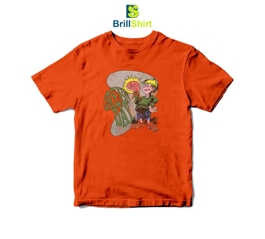 Green Day Brain Boy T-Shirt Green Day Brain Boy T-Shirt