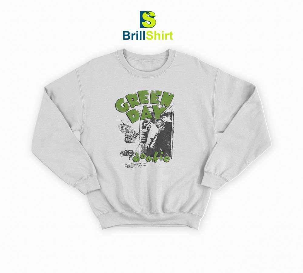 Green Day Dookie Photo Portrait Sweatshirt Green Day Dookie Photo Portrait Sweatshirt