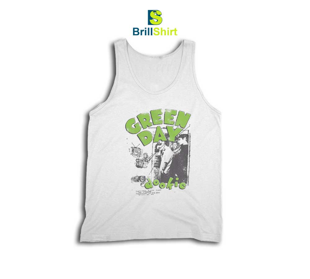Green Day Dookie Photo Portrait Tank Top Green Day Dookie Photo Portrait Tank Top