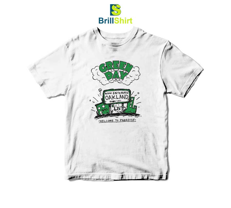 Green Day Welcome To Paradise T-Shirt Green Day Welcome To Paradise T-Shirt