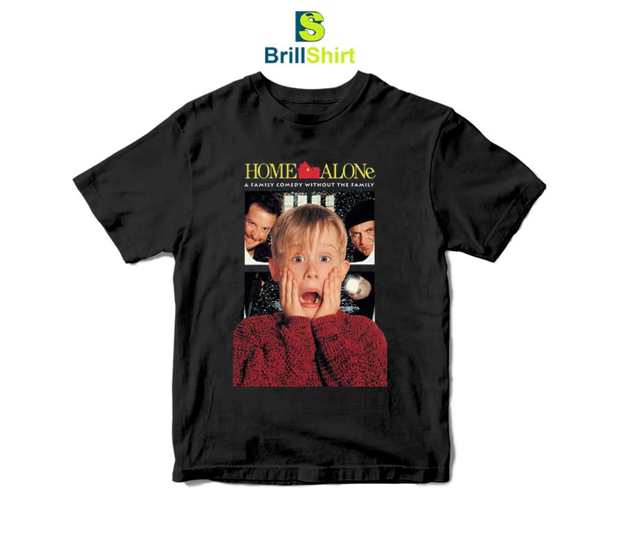 Home Alone Macaulay Culkin Shock T-Shirt Home Alone Macaulay Culkin Shock T-Shirt
