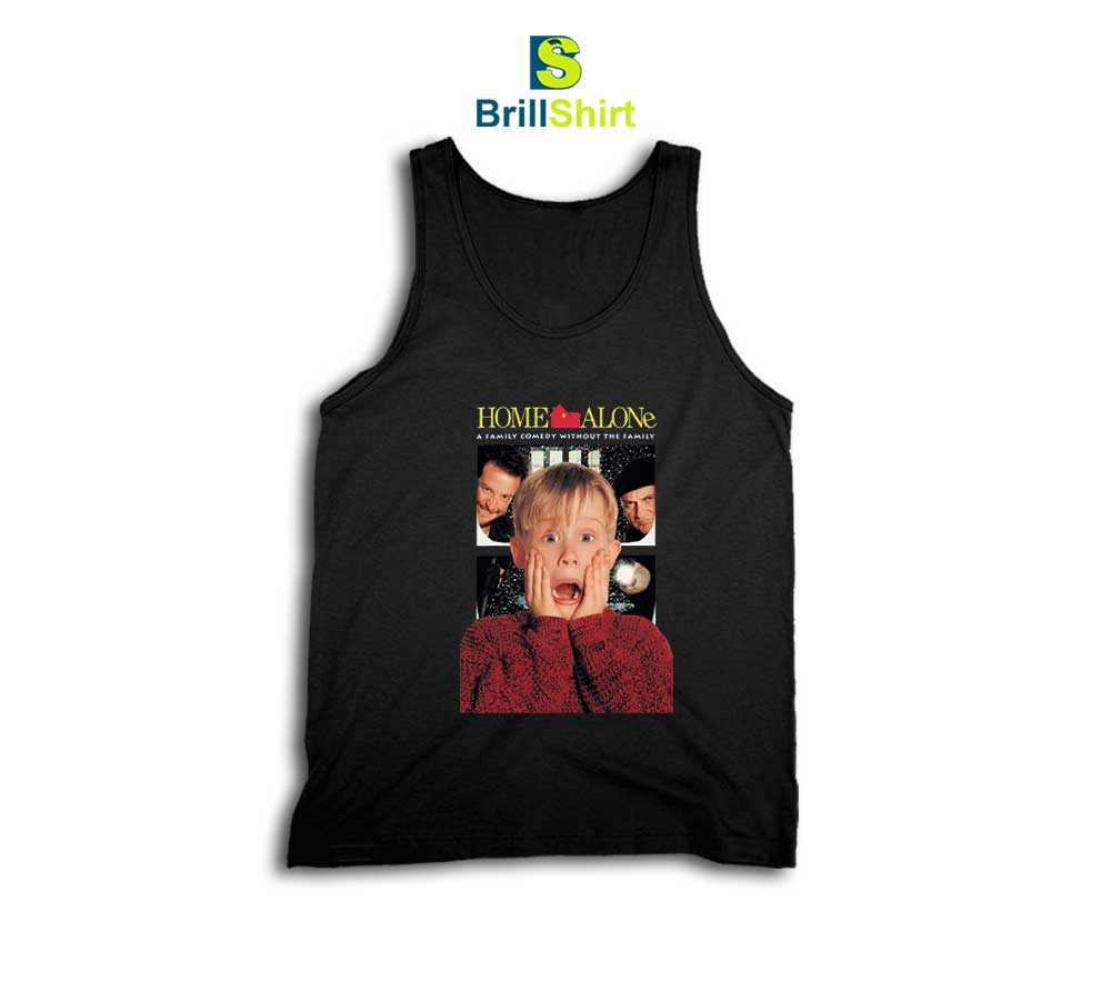 Home Alone Macaulay Culkin Shock Tank Top Home Alone Macaulay Culkin Shock Tank Top