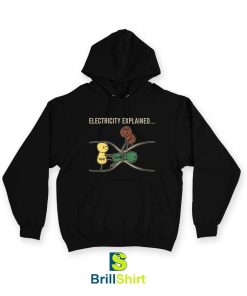 Parody Funny Electricity Explained Hoodie
