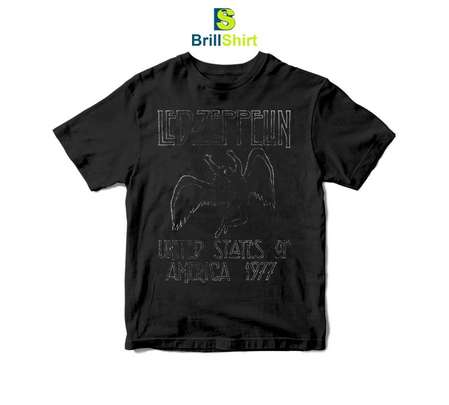 Led Zeppelin USA 1977 T-Shirt Led Zeppelin USA 1977 T-Shirt