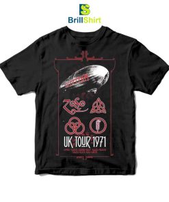 Led Zeppelin Uk Tour 1971 T-Shirt