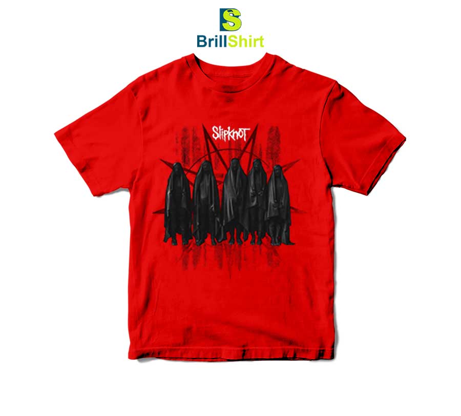 Slipknot-Shrouded-Group--T-Shirt- Slipknot-Shrouded-Group--T-Shirt-