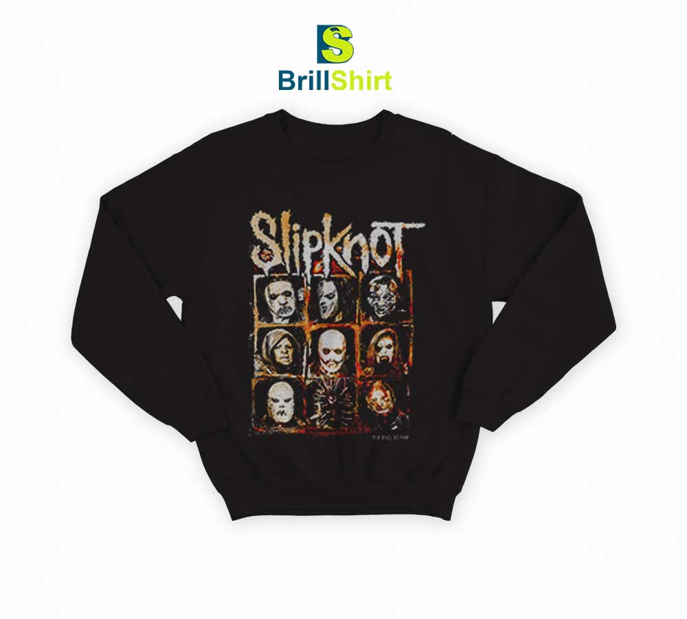 Slipknot-The-End-So-Far-Group-Squares--Sweatshirt- Slipknot-The-End-So-Far-Group-Squares--Sweatshirt-