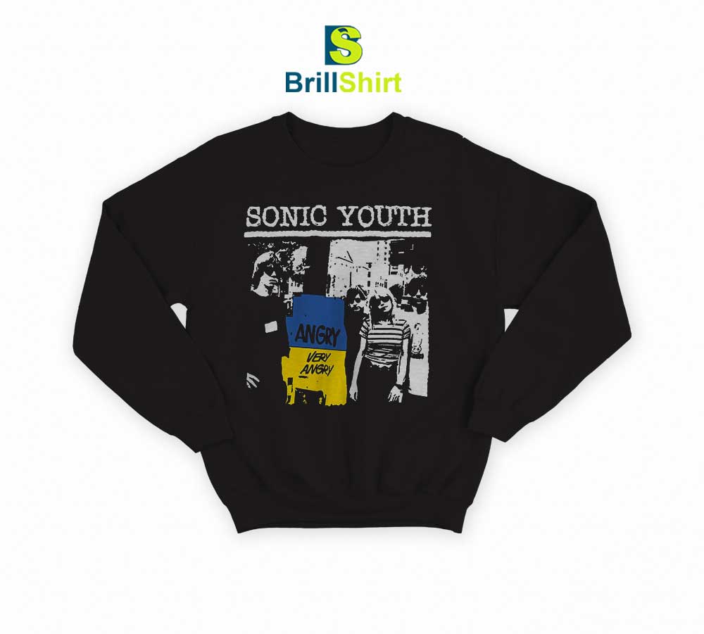Sonic Youth Angry For Ukraine Sweatshirt Sonic Youth Angry For Ukraine Sweatshirt