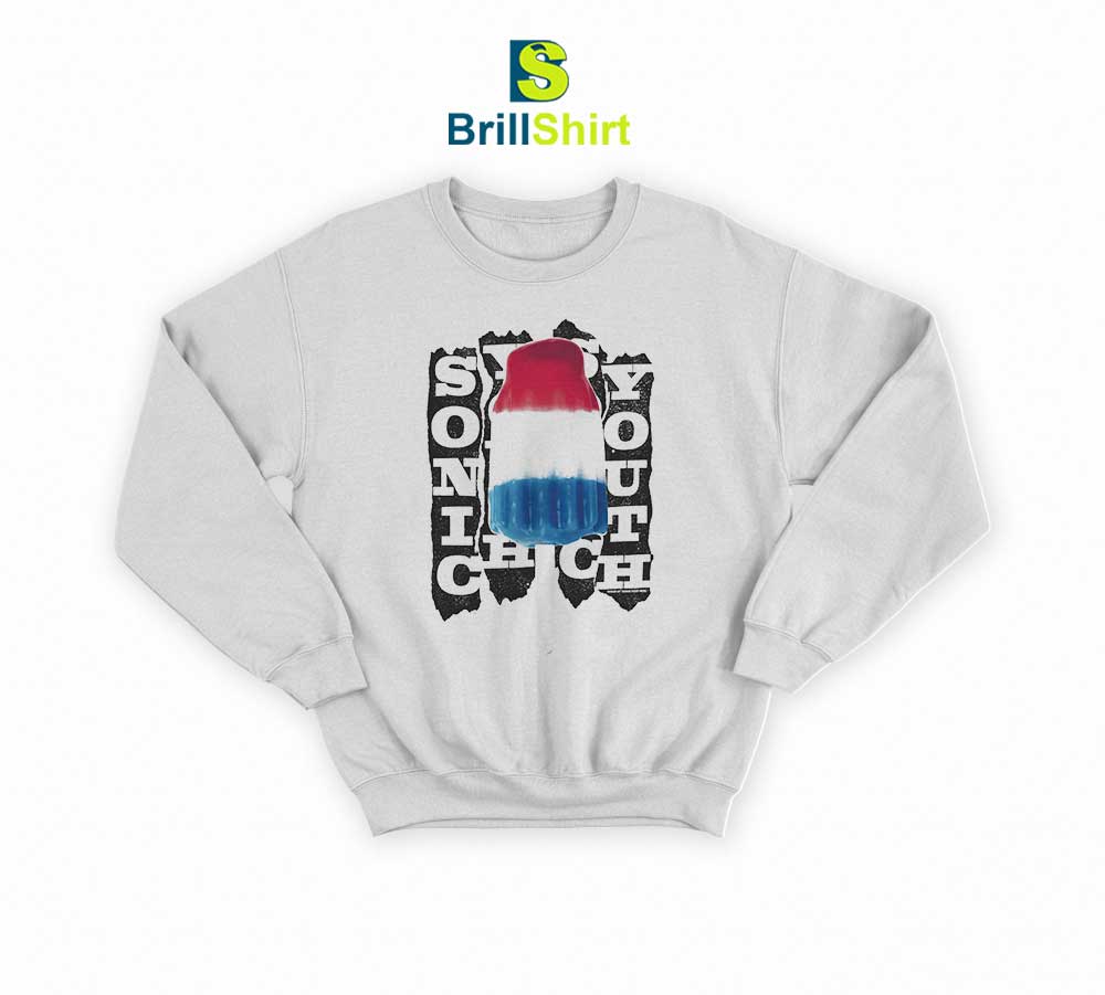 Sonic Youth Bomb Pop Sweatshirt Sonic Youth Bomb Pop Sweatshirt