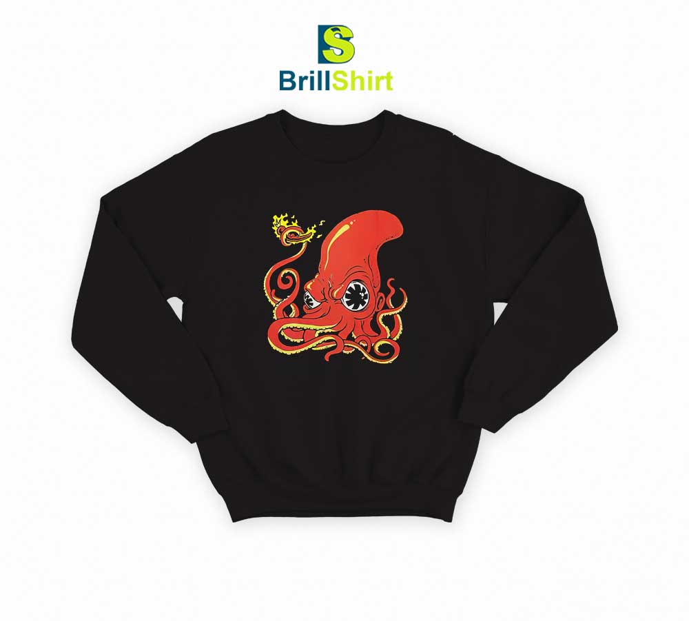 Chili Pepper Red Hot Octopus Sweatshirt Chili Pepper Red Hot Octopus Sweatshirt