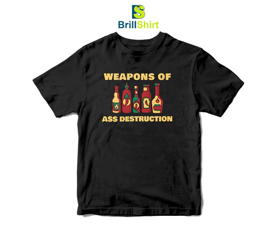 Chili Pepper Hot Sauce Weapons T-Shirt Chili Pepper Hot Sauce Weapons T-Shirt