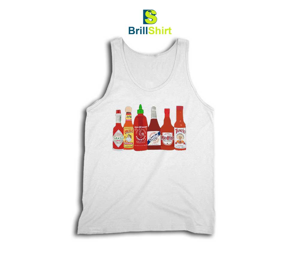 Chili Pepper Day Gift For Hot Sauce Tank Top Chili Pepper Day Gift For Hot Sauce Tank Top