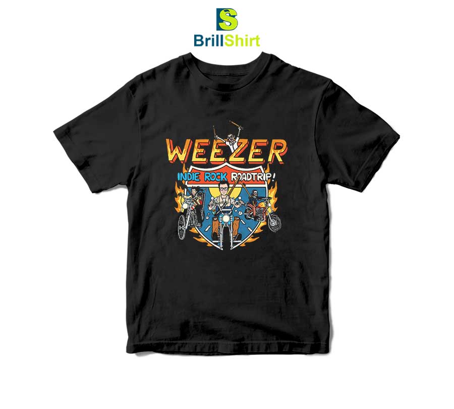 Weezer Indie Rock Roadtrip T-Shirt Weezer Indie Rock Roadtrip T-Shirt