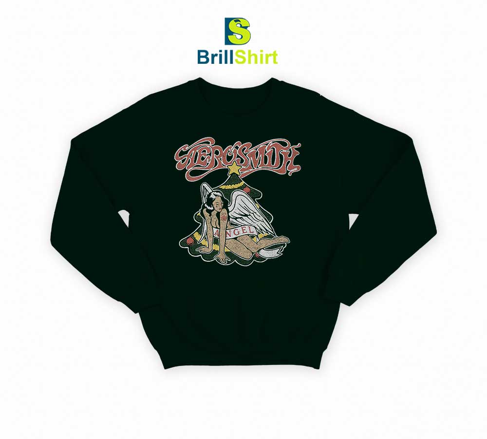 Aerosmith Christmas Angel Sweatshirt Aerosmith Christmas Angel Sweatshirt