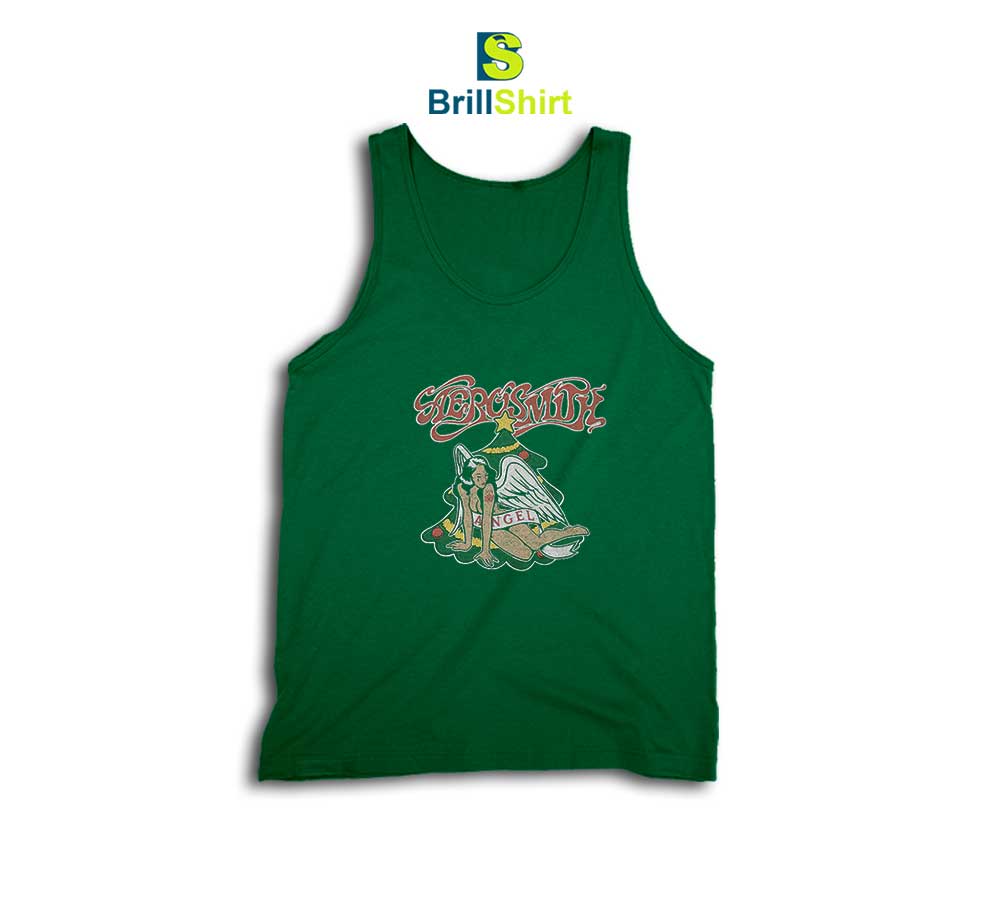 Aerosmith Christmas Angel Tank Top Aerosmith Christmas Angel Tank Top