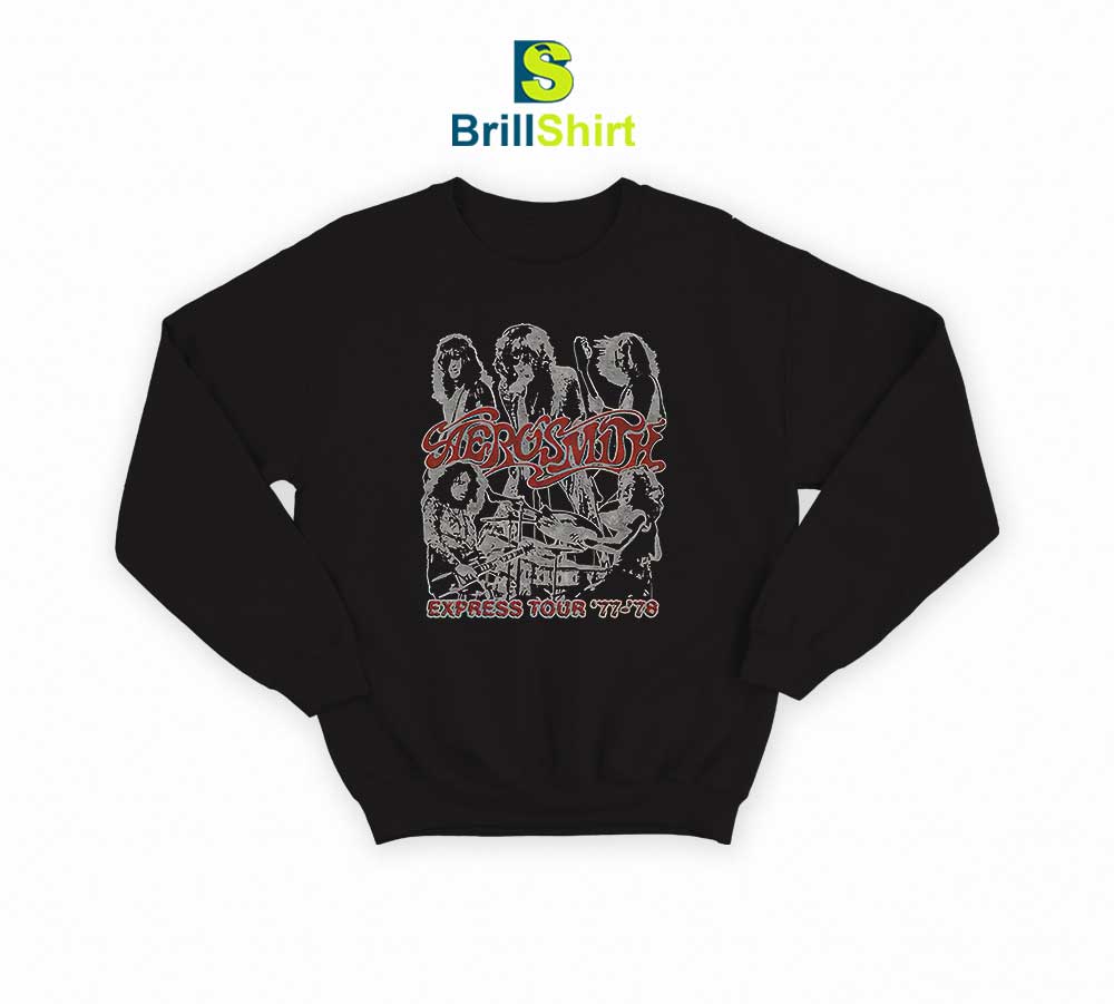 Aerosmith Express Tour '77-'78 Sweatshirt Aerosmith Express Tour '77-'78 Sweatshirt