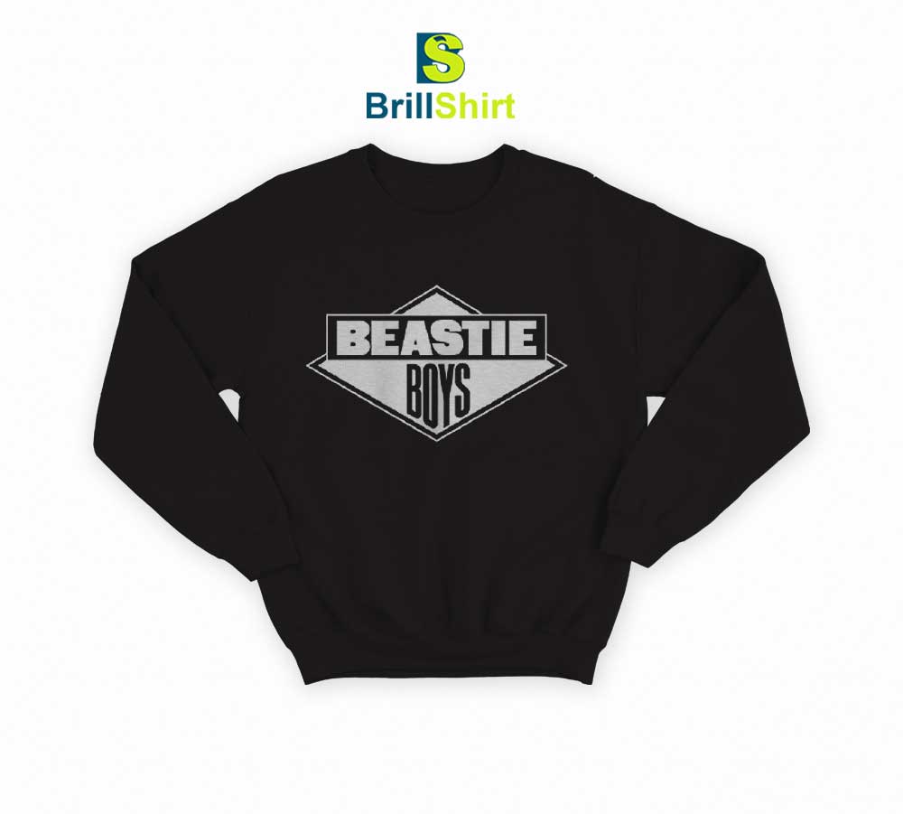 Beastie Boys White Diamond Logo Sweatshirt Beastie Boys White Diamond Logo Sweatshirt