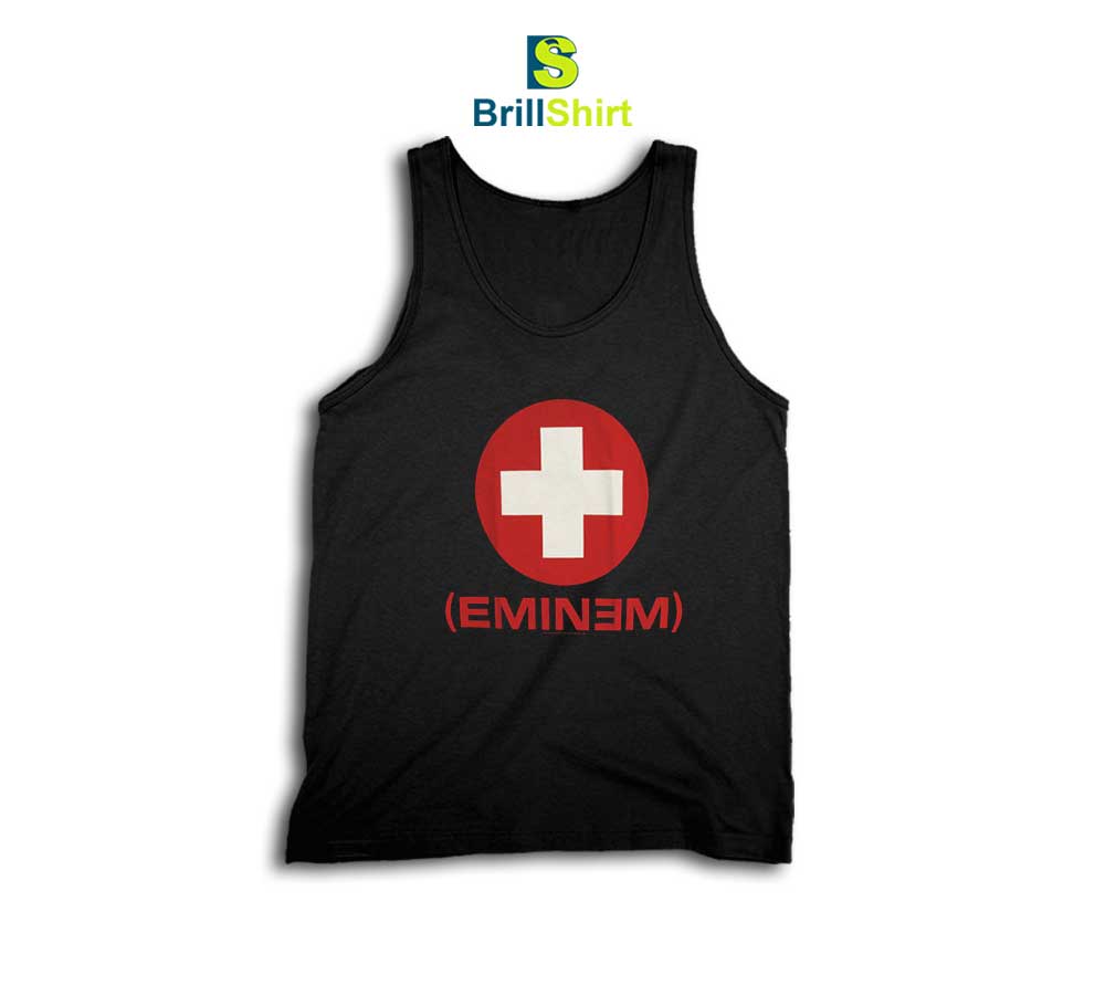 Eminem Recovery Black Tank Top Eminem Recovery Black Tank Top