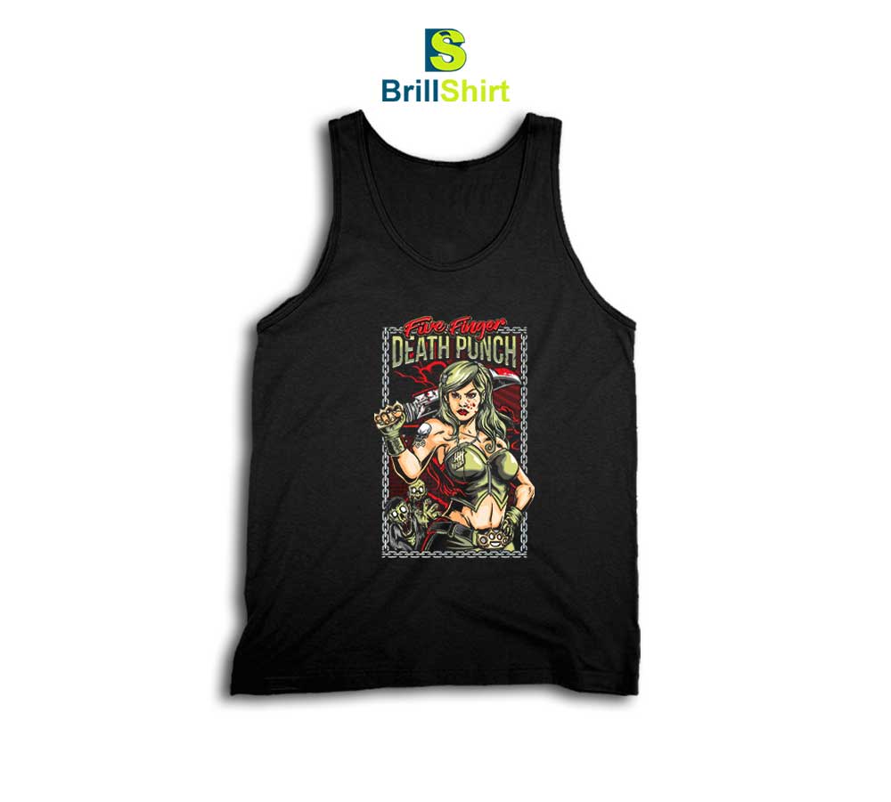 Five Finger Death Punch Assassin Tank Top Five Finger Death Punch Assassin Tank Top