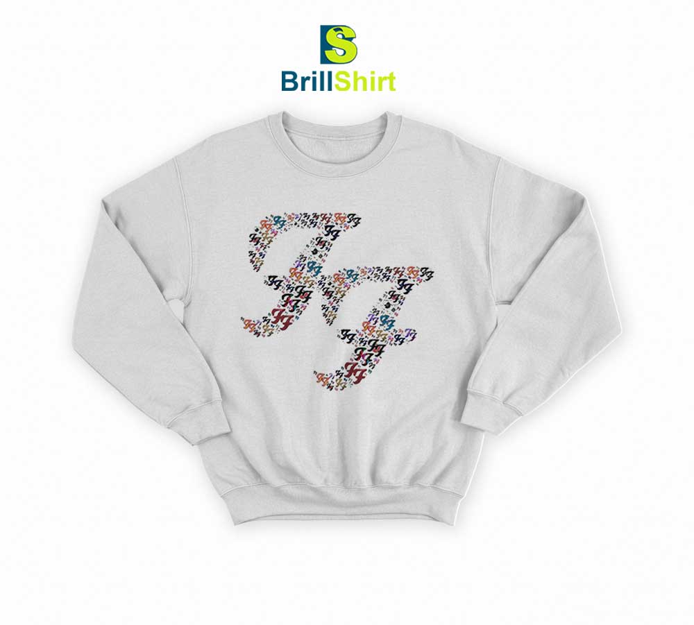 Foo Fighters Repeat Logo Sweatshirt Foo Fighters Repeat Logo Sweatshirt