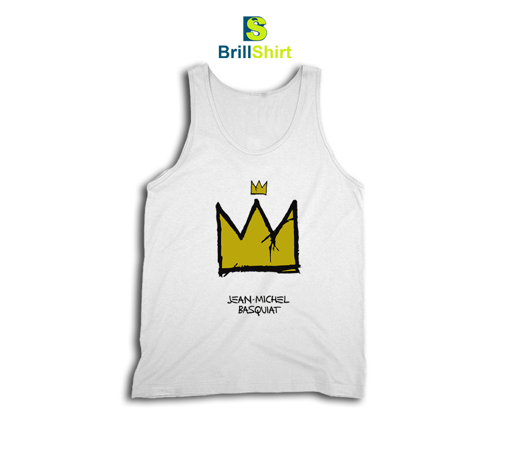 Jean Michel Basquiat Golden Crown Tank Top Jean Michel Basquiat Golden Crown Tank Top
