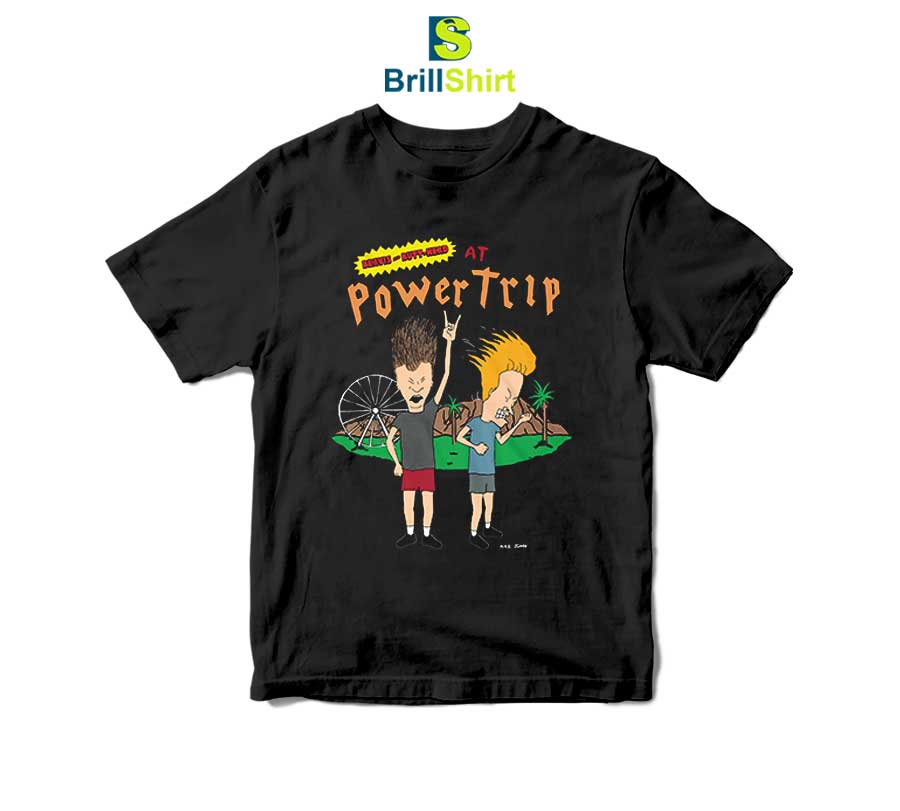 Power Trip Beavis Butthead T-Shirt Power Trip Beavis Butthead T-Shirt