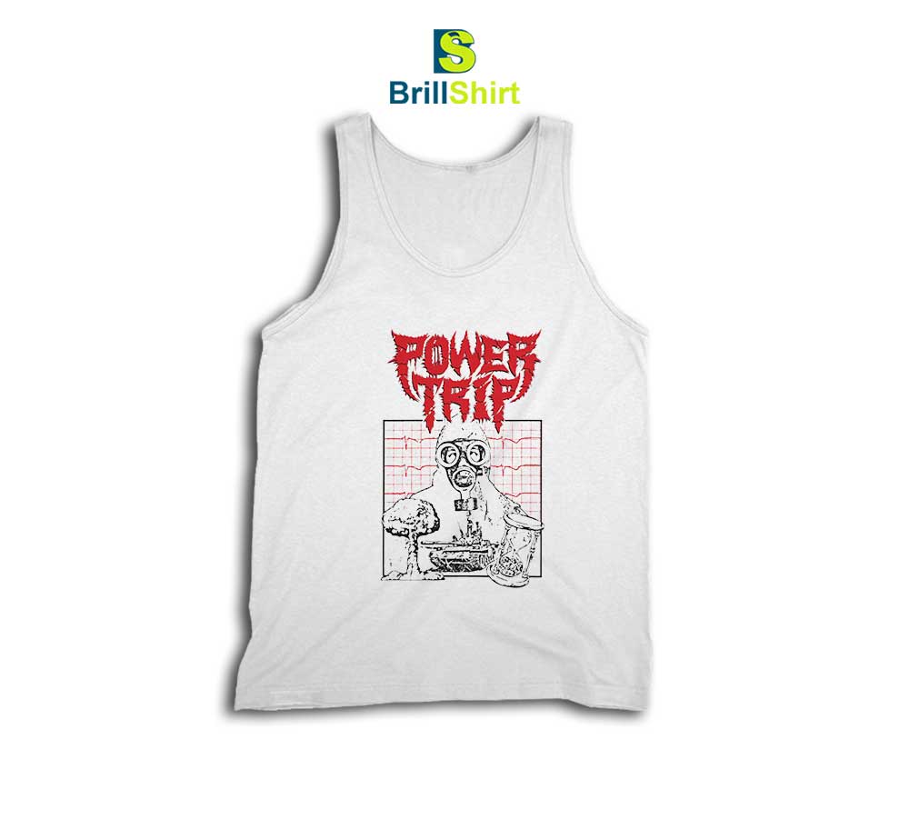 Power Trip Gasmask Tank Top Power Trip Gasmask Tank Top