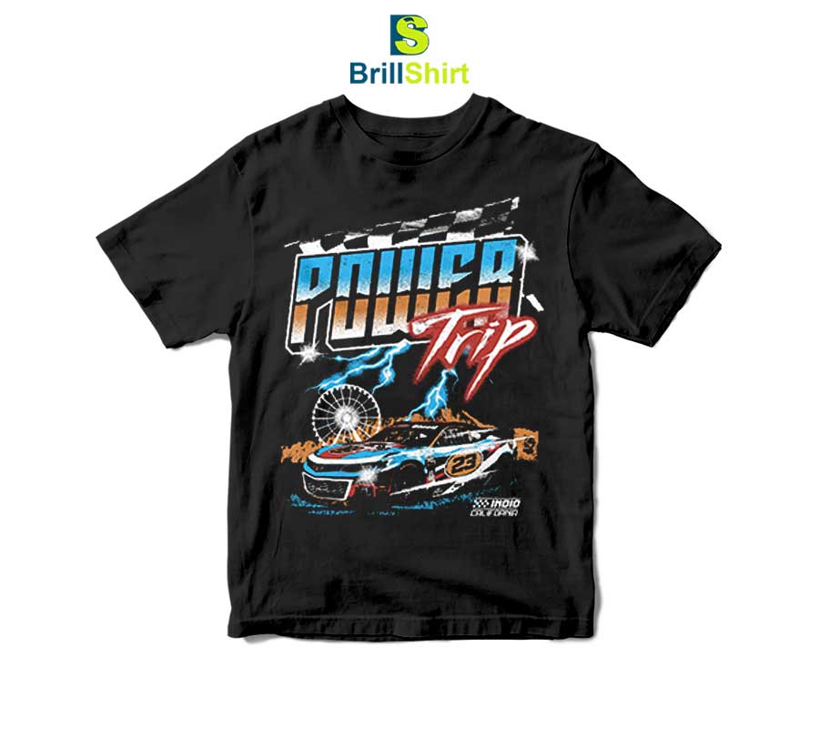 Power Trip Motorsport Black T-Shirt Power Trip Motorsport Black T-Shirt