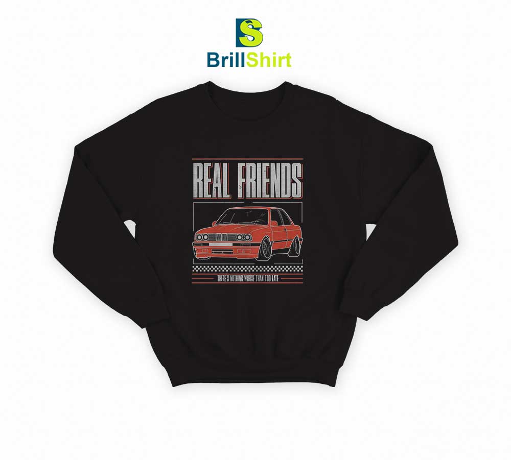 Real Friends Racer Sweatshirt Real Friends Racer Sweatshirt