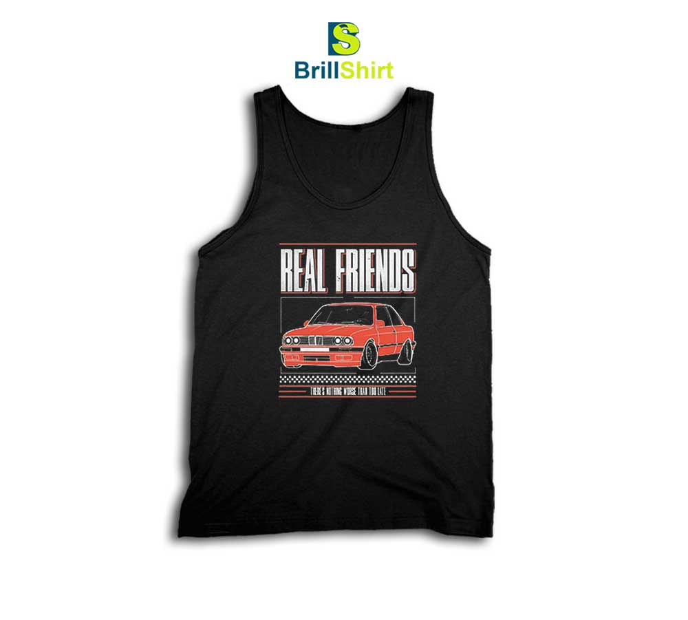 Real Friends Racer Tank Top Real Friends Racer Tank Top