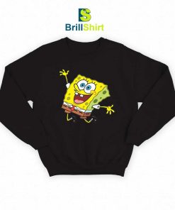 Cartoon Happy Spongebob Sweatshirt