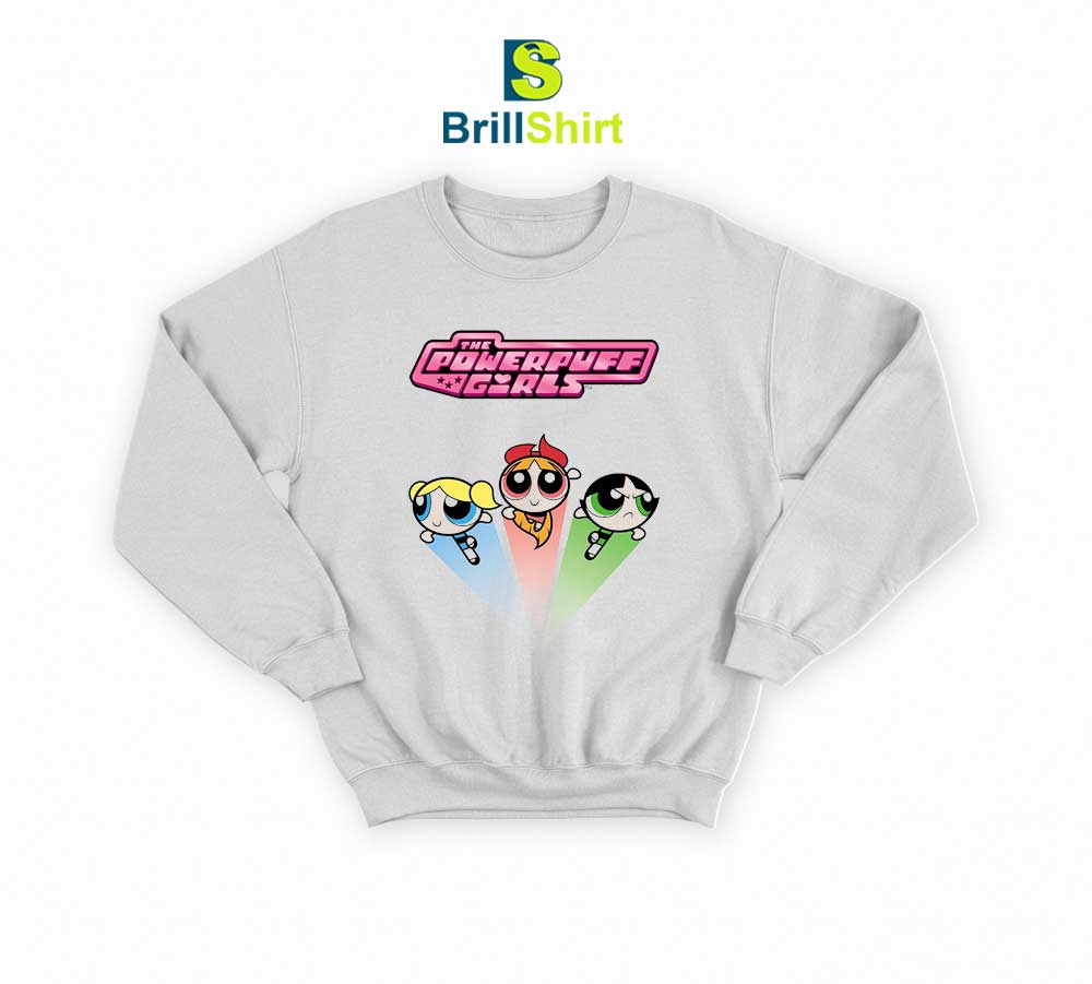 Cartoon The Powerpuff Girls Sweatshirt Cartoon The Powerpuff Girls Sweatshirt