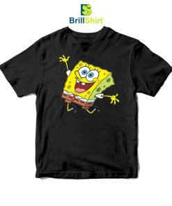 Cartoon Happy Spongebob T-Shirt