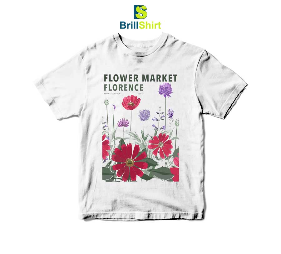 Flower Market Grow Wild T-Shirt Flower Market Grow Wild T-Shirt