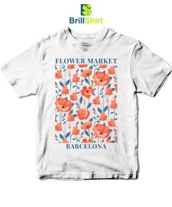 Flower Market Paper Flower Barcelona T-Shirt