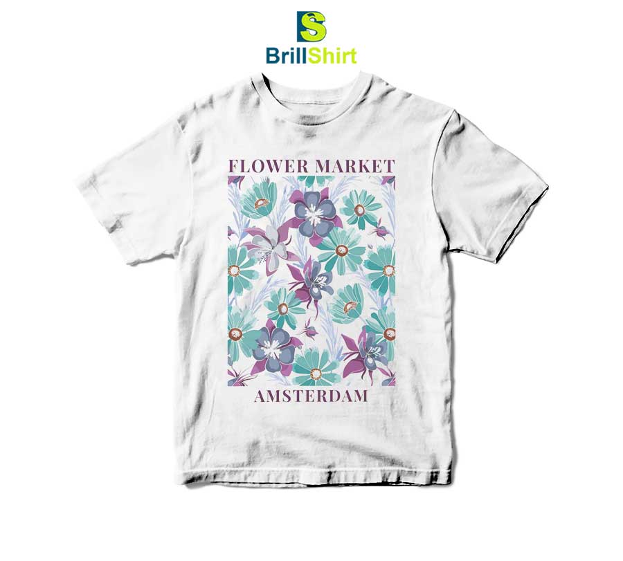 Flower Market Spring Flowers T-Shirt Flower Market Spring Flowers T-Shirt