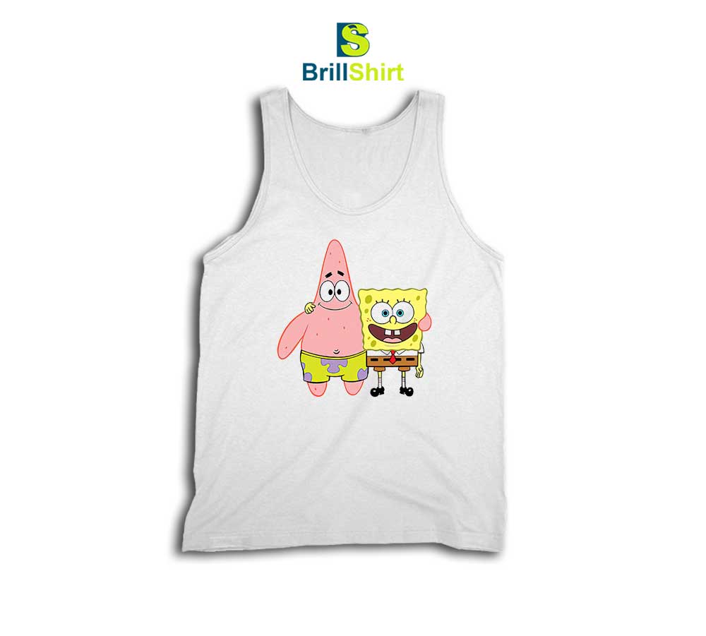Cartoon Spongebob's Best Friend Tank Top Cartoon Spongebob's Best Friend Tank Top