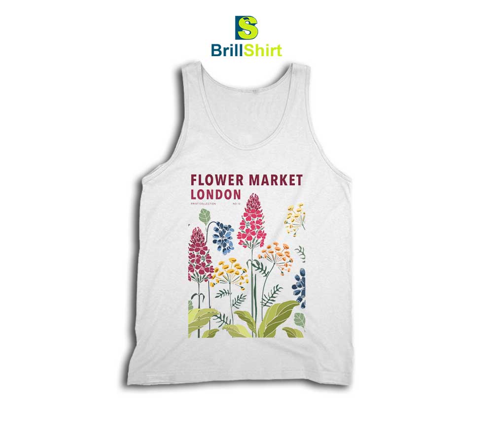 Flower Market Various Kinds Of Plants Tank Top Flower Market Various Kinds Of Plants Tank Top