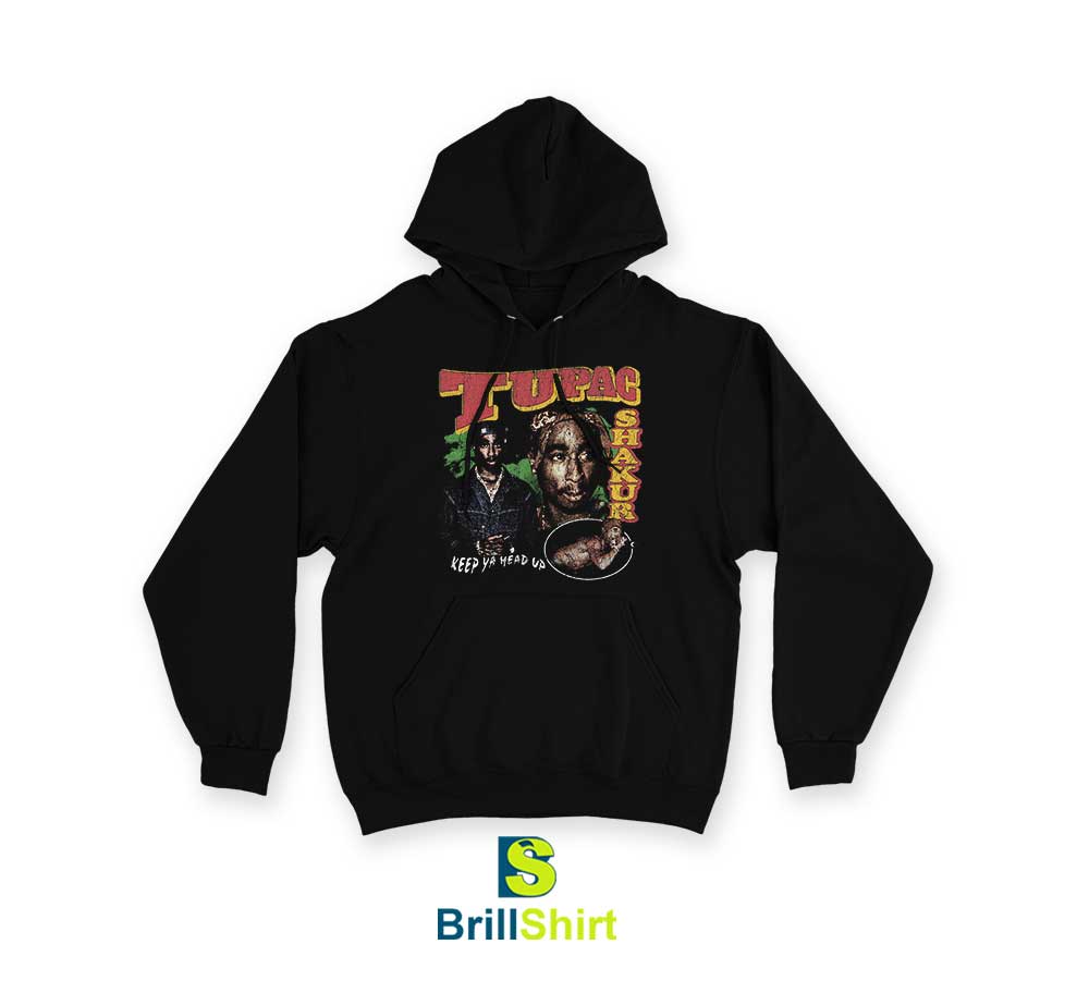 Tupac Shakur Keep Ya Head Up Collage Hoodie Tupac Shakur Keep Ya Head Up Collage Hoodie