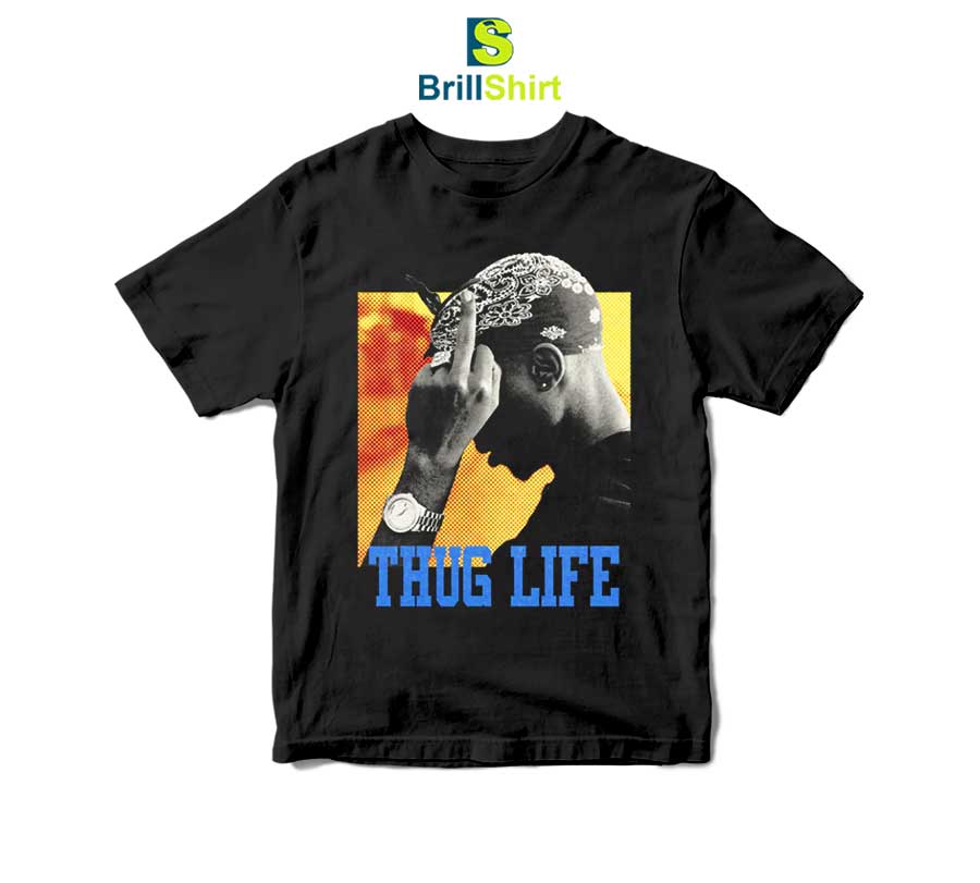 Tupac Shakur Thug Life T-Shirt Tupac Shakur Thug Life T-Shirt