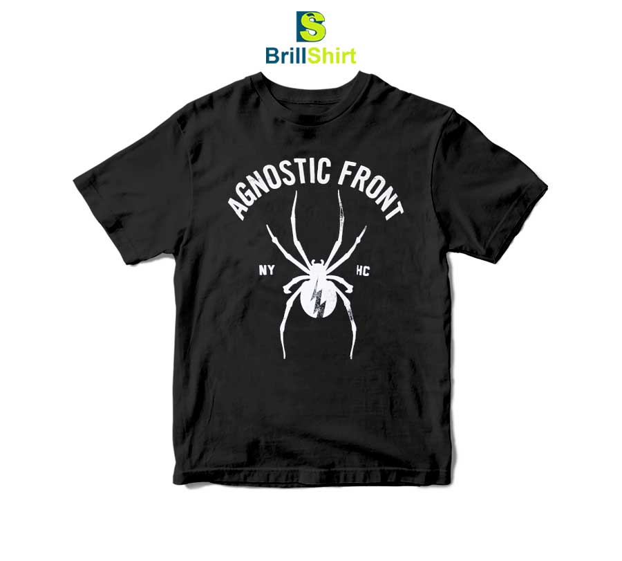Agnostic Front Black Widow T-Shirt Agnostic Front Black Widow T-Shirt