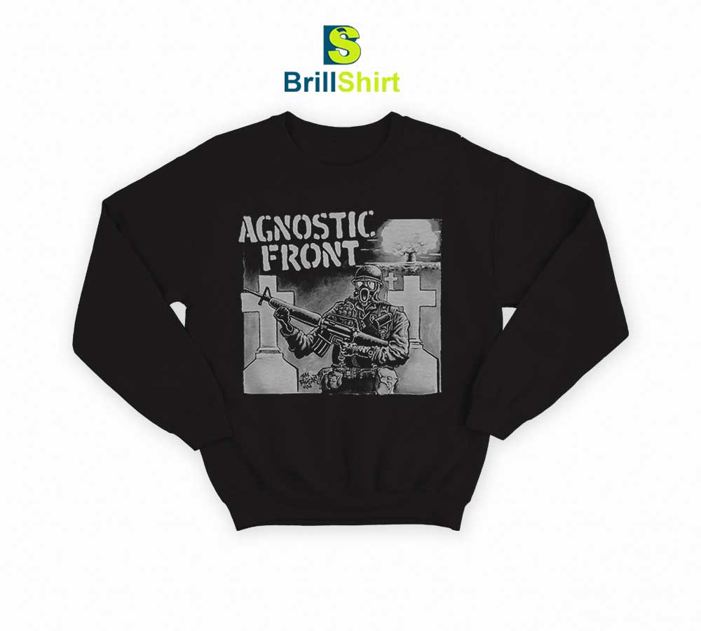 Agnostic Front Gas Mask Sweatshirt Agnostic Front Gas Mask Sweatshirt