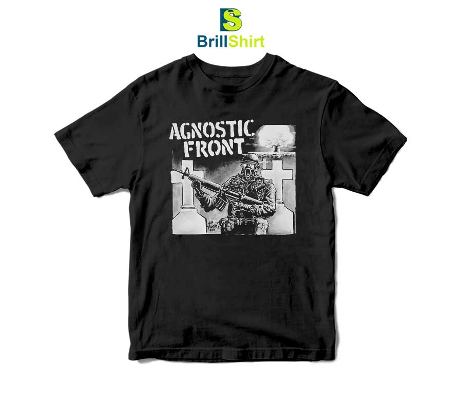 Agnostic Front Gas Mask T-Shirt Agnostic Front Gas Mask T-Shirt