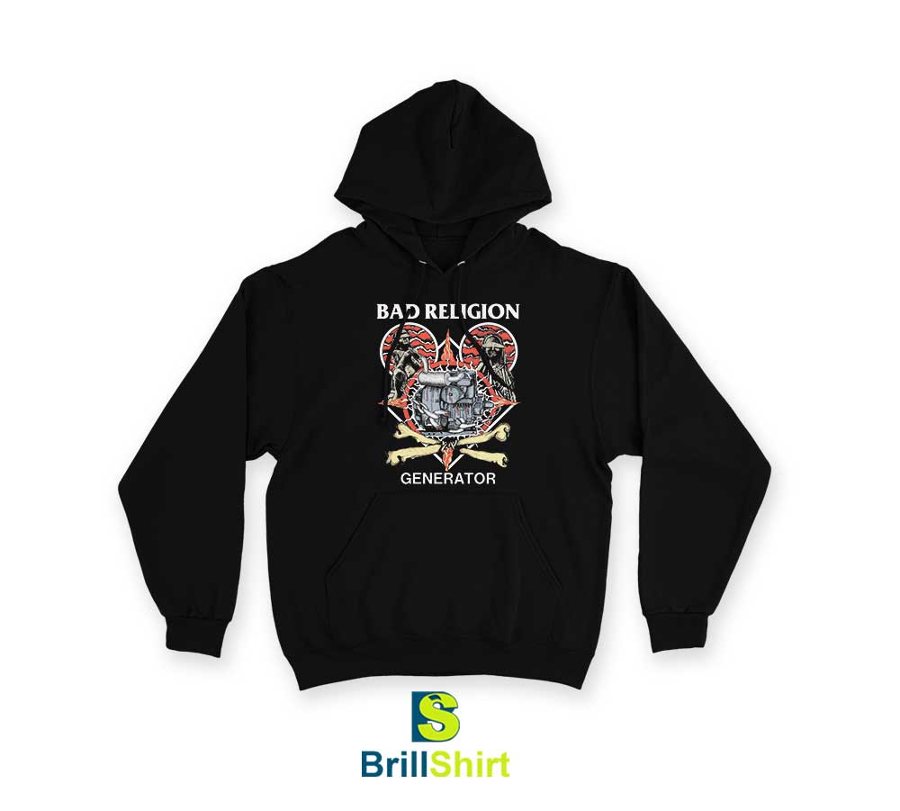 Bad Religion Generator Blindfolded Hoodie Bad Religion Generator Blindfolded Hoodie