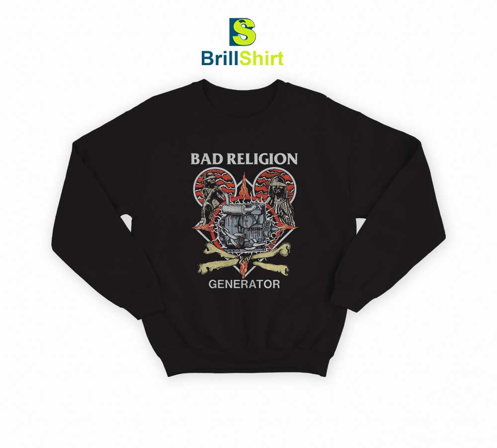 Bad Religion Generator Blindfolded Sweatshirt Bad Religion Generator Blindfolded Sweatshirt